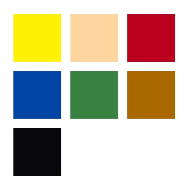 Staedtler Farveblyant Noris Junior tegnest - med 6 vokskridt og hfte med tegneaktiviteter